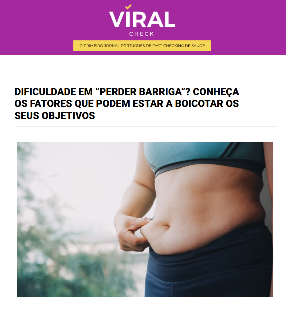 Dificuldade em perder barriga? - Dra. Joana Menezes Nunes
